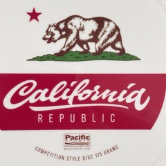 Competition Style Disc 175 Grams California Republic Flag Flying Disc Golf