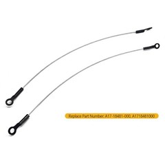 A17-18481-000 Hood Stay Stop Control Cable 2PC Compatible with Freightliner