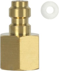 8mm Quick-Disconnect Plug Adapter, Copper 1/8″ NPT Female Thread, PCP 1/8 NPT