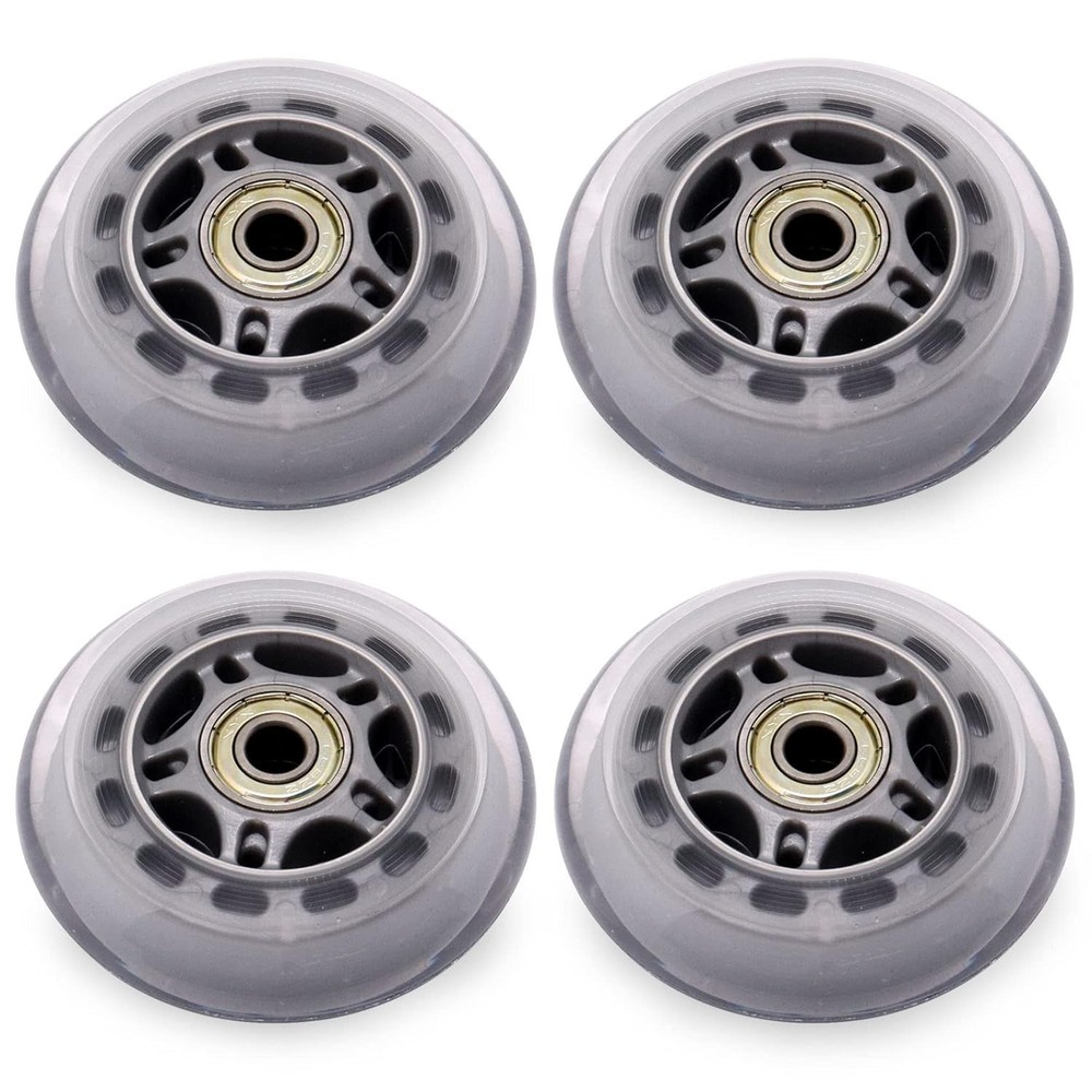 Inline Skate Wheels with Bearings, 3 Inch Roller Blade Wheels 76Mm Outdoor and I