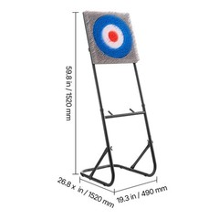 Axe Throwing Game Plastic Bristle Target with 8 Throwing Axes Set Steel Frame