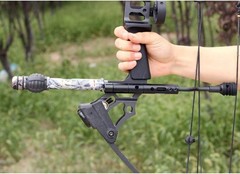 Compound Bow String Stop Bracket Mount Rod Silencer Bowstring Suppressor Hunting