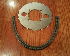 Razor E300 E 300 E325 Performance Chain and 65 Tooth Sprocket Upgrade