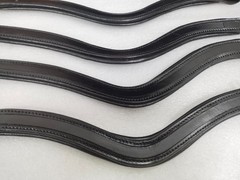 Lot 50 x 1 Empty Channel Leather Horse Browband All Sizes & Shapes (12 & 14 MM)