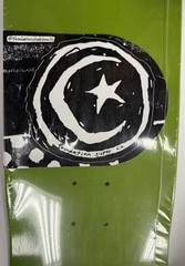 Foundation Skateboards Deck 8.25 Olive Green Smiley Graphic Sealed Raw Blank A31