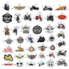 179 Pcs Motorcycle Stickers – Strong Adhesive & Waterproof Stickers for Adult…