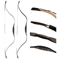 AF 35-45lbs Tatar Traditional Recurve Horse 54″ Hunting Bow for Adult Archery