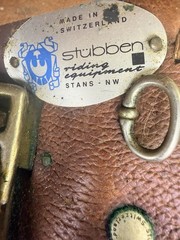Stübben Siegfried 17” English Jump Saddle 31cm Tree Swiss Made Stirrups