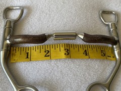 MYLER HBT Shank Low Port Comfort Snaffle Bit~5-1/2″Sweet Iron Mouth~MB04~Level 2