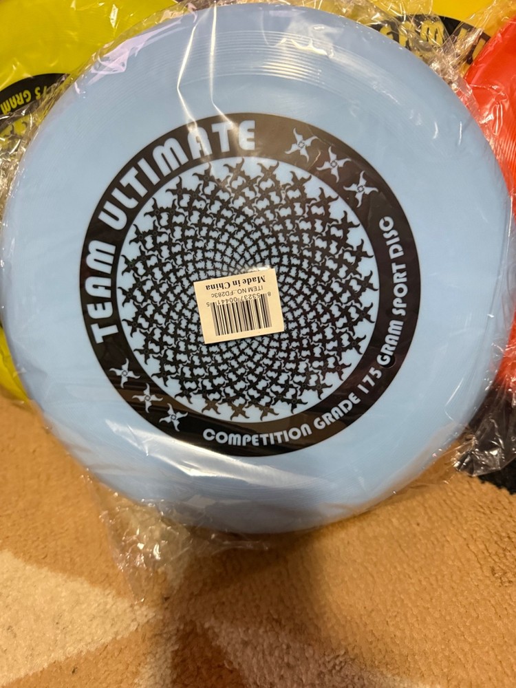 Team Ultimate Sports Disc competition grade 175 grams frisbee pick your color