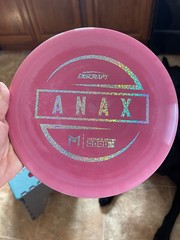 NEW Discraft McBETH Anax Distance Driver Disc Pink with Silver Foil
