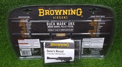 Umarex Buck Mark URX .177 Caliber Pellet Air Pistol, 320FPS, Black – 2252270