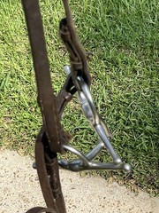 Complete English Bridle Set — Full Cheek Snaffle Bit + Leather Bridle + Braided