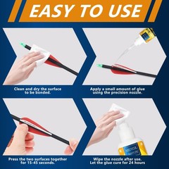 100g Heavy Duty Arrow Glue Kit for Quick Fletching – Non-Toxic & Waterproof