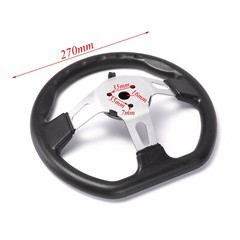 Go kart Steering Wheel Tie Rod End Gear Rack Pinion Shaft Kit For ATV Golf Quad