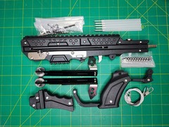 v39 mini slingshot toy play new black metal