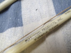 2 Vintage Plas/Steel Glas Lite Fiberglass Bow Fishing Arrows 30 Inches
