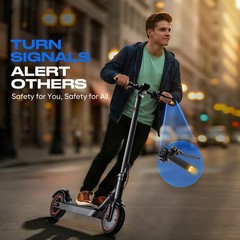 Adults Electric Scooter 30KM/H Foldable Scooter & Shock Absorption App Control