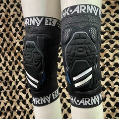 NEW HK Army Crash CTX Paintball Knee Pads – Black/Black – XX-Large