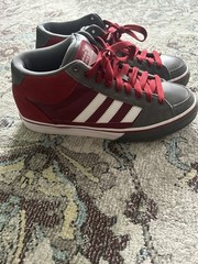 adidas Super Skate Men’s Skateboarding Shoes Red/Gray/White US 8.5 D