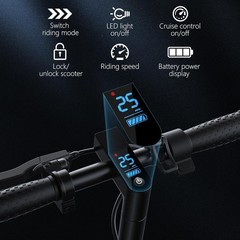 UPDATED ELECTRIC SCOOTER FOLDABLE SCOOTER W/APP &DOUBLE SHOCK ABSORPTION 10.5AH