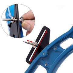 Recurve Bow Sight T-Shaped Black for scope Quick Detachable Calibrated Sight