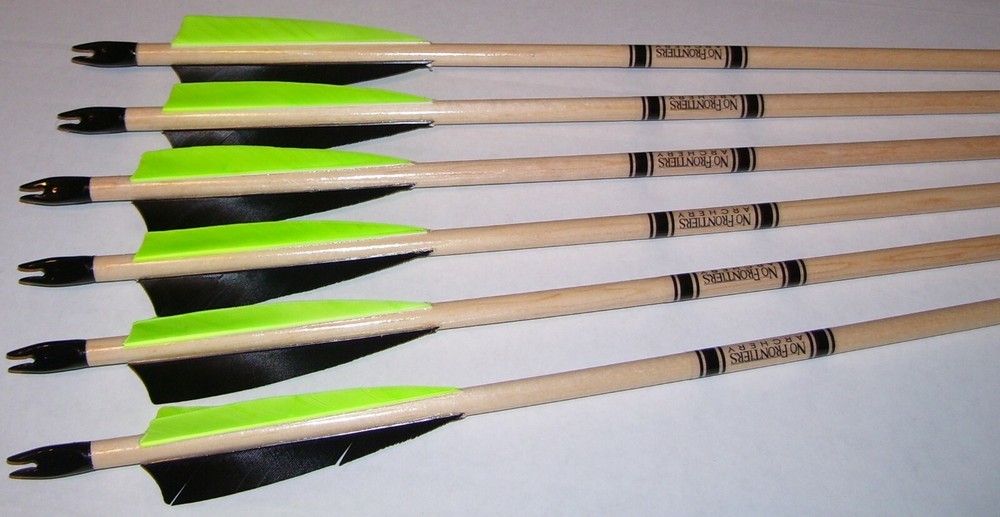 6 MATCHED CEDAR ARROWS 31″