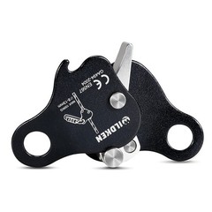 WILDKEN Climbing Ascender Fall 7.8 * 7.5 cm / 3.0 * 2.9 inch, Black