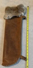 Vintage Leather And Fur Arrow Quiver