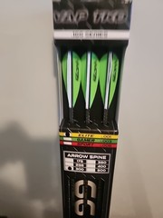 Victory Archery VAP TKO Elite Arrows Green/White 300 Spine .001 .166 Series