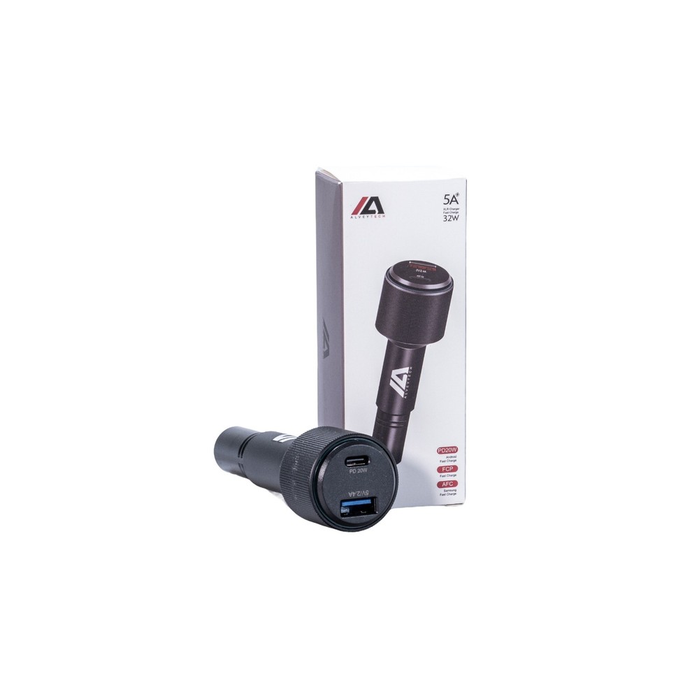 XLR Charging Adapter Dual Ports USB-A & USB-C for Scooter & Power Chair