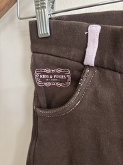 Horze Kids & Ponies riding breeches Pants Brown Kids Girls Medium