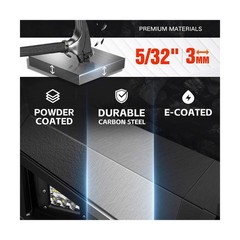 for JT Pickup Truck Front and Rear Bumpers Compatible with 2020 2021 2022 202…