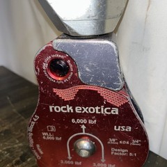 Pre-owned🍁Rock Exotica | Omni Rigging-Block 4.5 | MHP58 | 6,000lbf