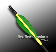 Flex-Fletch FFP-360 Hunting/Indoor Target vanes used by Reo Wilde to win Vegas