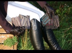 Handmade Boot Bling For That Pop Of Color To Add To Your Show Ring Attire!