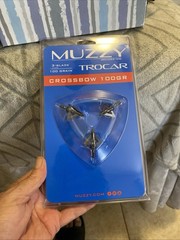 5 Muzzy Trocar Crossbow Broadheads 100 grain 3 Blade 1 3/16″ Cutting Diameter