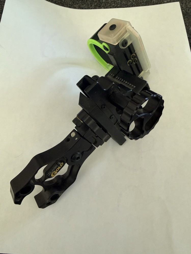 New Black Gold Ascent Whitetail 3 Pin .019 Right Hand Bow Sight AVW3