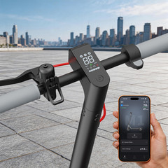 Electric Scooter for Adult, 28 Miles Long Range, 550W Peak Motor,20MPH Max Speed