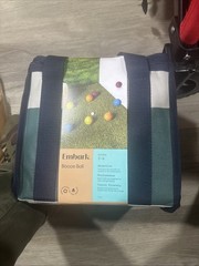 Embark Bocce Resin Ball Set w/Carrying Case Outdoor Games Party Travel NIB