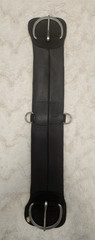 Western Cinch / Girth Soft Smooth Black Neoprene ~ Stainless Hardware ~ Size 26