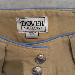Dover Saddlery Womens 28 Tan Knee Patch Riding Breeches Equestrian Jodhpurs