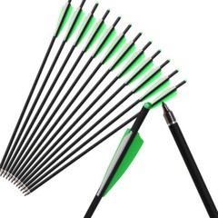12x 20 inch Crossbow Bolts Carbon Arrows Half Moon Nock OD8.8mm Archery Hunting