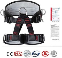 Thicken Professional Safety Belt with Magnesium Alloy Connection Ring – Tree …