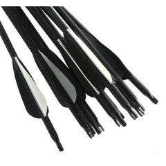 12Pcs 30 Inch Carbon Arrows SP500 OD 7.8mm Archery For Compound/Recurve Bow Hunt