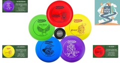 Innova Disc Golf Starter Set – 5 Discs & Mini, Color Varies, 160-180g