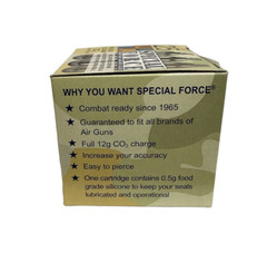 25 PK 12 Gram Special Force CO2 cartridges with Oiler for Byrna w/Boost/LE/HDXL