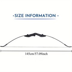 57″ Recurve Bow and 30“ Arrows Set Takedown Recurve Bow with Archery Accessories