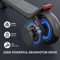 LEQISMART 10Inch A6L ECO 350W Motor 10 Inch Tires 19 Miles Range Commuter