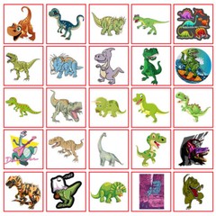 50pcs Vinyl Cute Dinosaur Sticker Pack For Water Bottle,Laptop,Journal,Scrapbook
